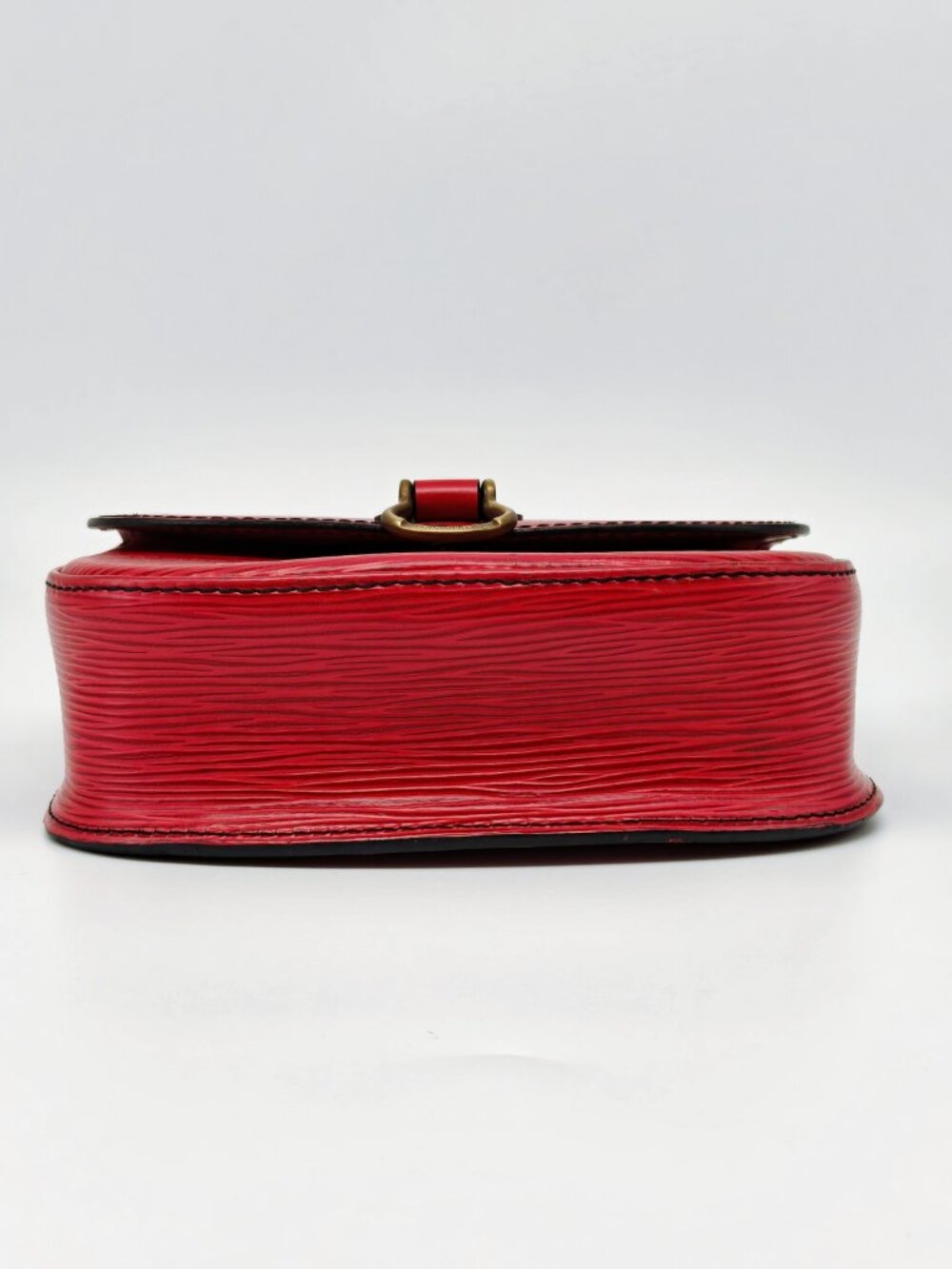 Louis Vuitton Epi Saint Cloud PM Red Castilian Leather Crossbody Shoulder Bag - Picture 6 of 15